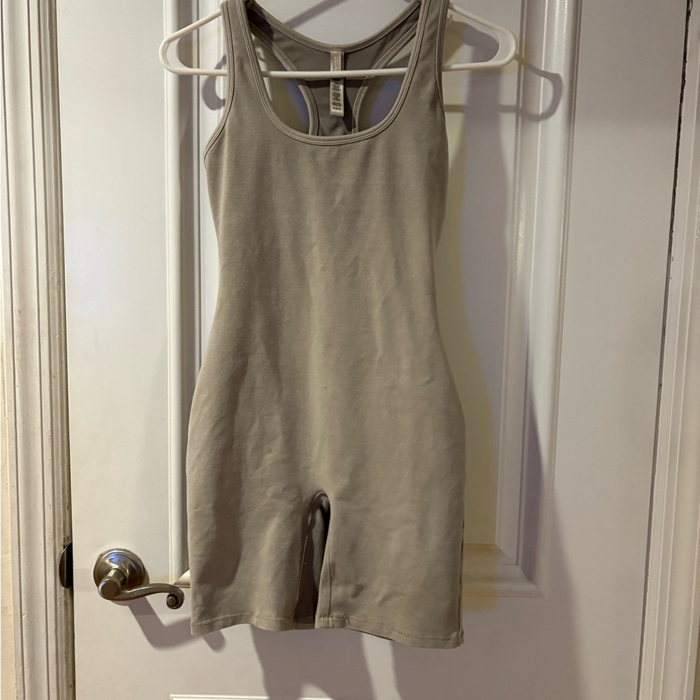 SKIMS Tan Sleeveless Bodysuit onesie